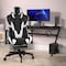 Flash Furniture Black LeatherSoft Gaming Chair with Roller Wheels CH-187230-BK-RLB-GG - alternate 1